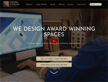 Tablet Screenshot of inspiredinteriors.com